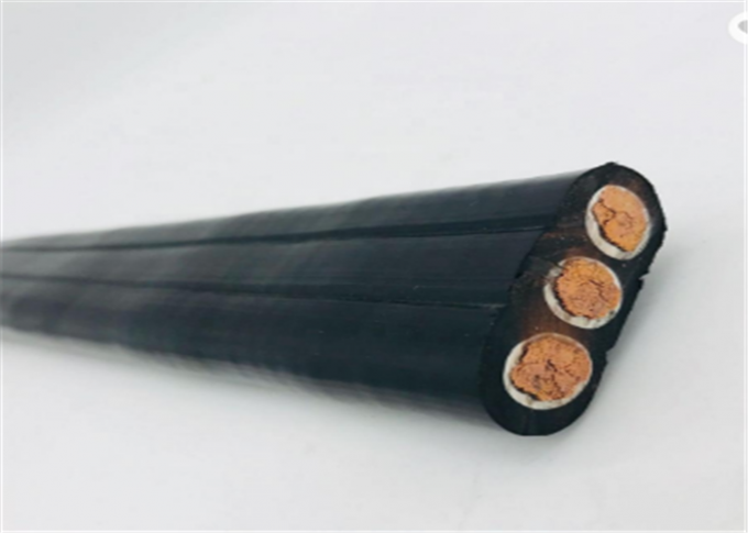 Modeverkauf isolierte kupferne Leiter-Hebemaschinen-flaches elektrisches Kabel mit gutem quanlity 0