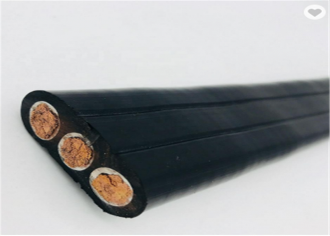 Modeverkauf isolierte kupferne Leiter-Hebemaschinen-flaches elektrisches Kabel mit gutem quanlity 2