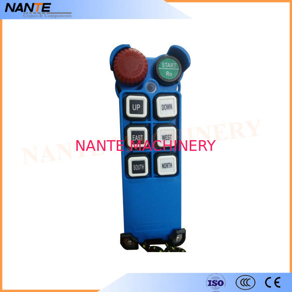 Single Speed Blue Color Wireless Hoist Remote Control Used For Industrial Work