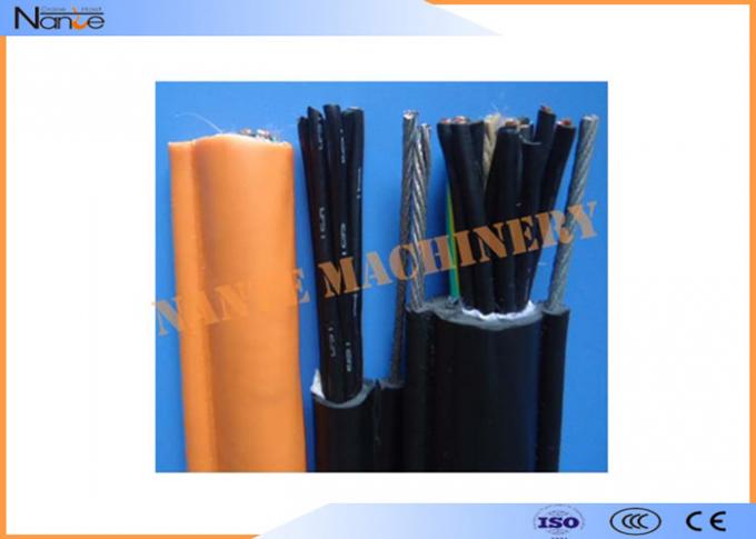 Misch-flache elektrische Leitungs-Kupferlitze-flaches Stromkabel-Schwarzes oder Grau PVCs 0